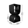 Nextstep D End Table Black