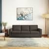 Apollo 3 Seater  Fabric Sofa In Stone Grey Velvet Colour