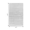 Jaipur Rugs Abstract Wool And Viscose 6x9 Feet Natural White Handloom Carpet