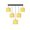 Devansh Solid Wood Electric Wall Light in Brown Colour with Multi Shade Count of 1 Light