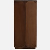 Sheesham Wood Wardrobe With Mirror In Provincial Teak Finish