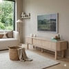 Scandinavian Ludlow TV Cabinet Natural Wood Finish