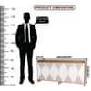 Spydercraft Meko Modern Console Table in Noce Lyon & White Finish
