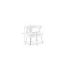 Bonnita Solid Wood Accent Chair in Grey Colour