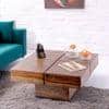 Montreal Sheesham Wood Coffee Table In Teak Finish