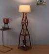 XX Shefl Floor Lamp in Beige Shade