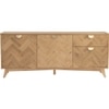 Scandinavian Loftus Sideboard Natural Wood Finish