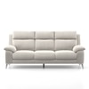 Emila 3 seater fabric sofa in Cream Colour