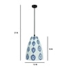 Modern Glass Electric Hanging Light in White Colour