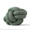 Nodo Cotton Knitted Knot Pillow  Honey Dew 11X11 Inches