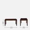 Anitz Solid Wood Dining Table Set with 6 Chairs