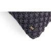Spencer Black Solid 18X18 Inches Cotton Cushion Cover