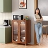Stellar Multipurpose Storage Cabinet (Tall Size, Teak Brown)