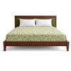 Lumina Solid Wood Kids  Size Upholstered Bed Without Storage (Teak Finish)