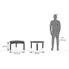 Gaku Coffee Table, Black