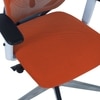 Wiwngas Mid Back Ergonomic Chair in Orange Colour