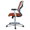 Wiwngas Mid Back Ergonomic Chair in Orange Colour