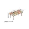 Bestone Solid Wood Bench In Multicolour Patch Kantha Fabric