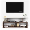 Bluewud Victor Engineered Wood Tvcabinet In Brown Maple & White Finish