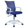 Iinea Mid Back Ergonomic Chair in Blue Colour