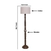 Devansh Wooden Floor Lamp