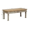 Athens Solid Wood Coffee Table In Grey Finish