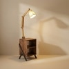 Ronan Beige Jute Floor Lamp with Beige Jute Base