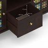 Azul Solid Wood TV Unit in Brushed Walnut Finish