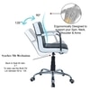 Easos Mid Back Executive Chair in White & Black Colour
