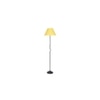 River Yellow Cotton shade with Iron floor lamp