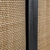 Daisen Solid Mango Wood Sideboard with 4 Door in Black Finish