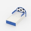 Sweet Slumber Toddler Bed in Football Theme