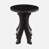 Armer Solid Wood Bedside Table in Black Colour