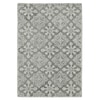 Aspyn Shale Gray Geometric Hand-Tufted Wool 9X7 Feet Carpet