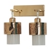 Eliante Modern Wall Lights Mild Steel & Glass Material Gold & White Finish