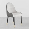 Lili Solid Wood Accent Chair in Cream Colour