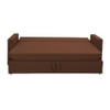Akron 3 Seater Pull Out Sofa cum Bed  in Brown Colour
