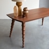 Kafano Solid Wood 4 Seater Dining Table in Honey Finish