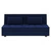 Merson 3 Seater Fold Out Sofa cum Bed  in Navy Blue Colour