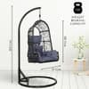 Premium Diesel Single Seater Spyder Swing Chair Grey