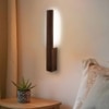 Slimline Brown Solid Wood Wall Lights