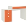 Eskada Kids Study Desk cum Printer Table with 4 Drawers in Light Orange Colour