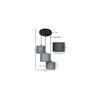 Damon Grey Natural Fiber Cluster Hanging Light