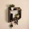 Kingston Wooden Wall Shelf Organiser With Key Holders