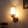 Eliante Modern Wall Lights Mild Steel & Glass Material Gold & Champaign Finish