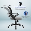 Elva Mid Back Mesh Office Chair in Grey Colour