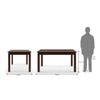 Diner 6 Seater Dining Table With Diner Upholstered Chairs and Bench (Finish : Dark Walnut, Chair Colour : Grey)