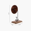 Abel Metal Showpiece in Dark Brown Colour