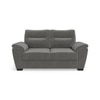 Adelaide Luxe 2 Seater Fabric Sofa in Ash Grey Velvet Colour