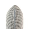 Henry Blue Grey Cotton Knitted Cushion Cover 18X18 Inches